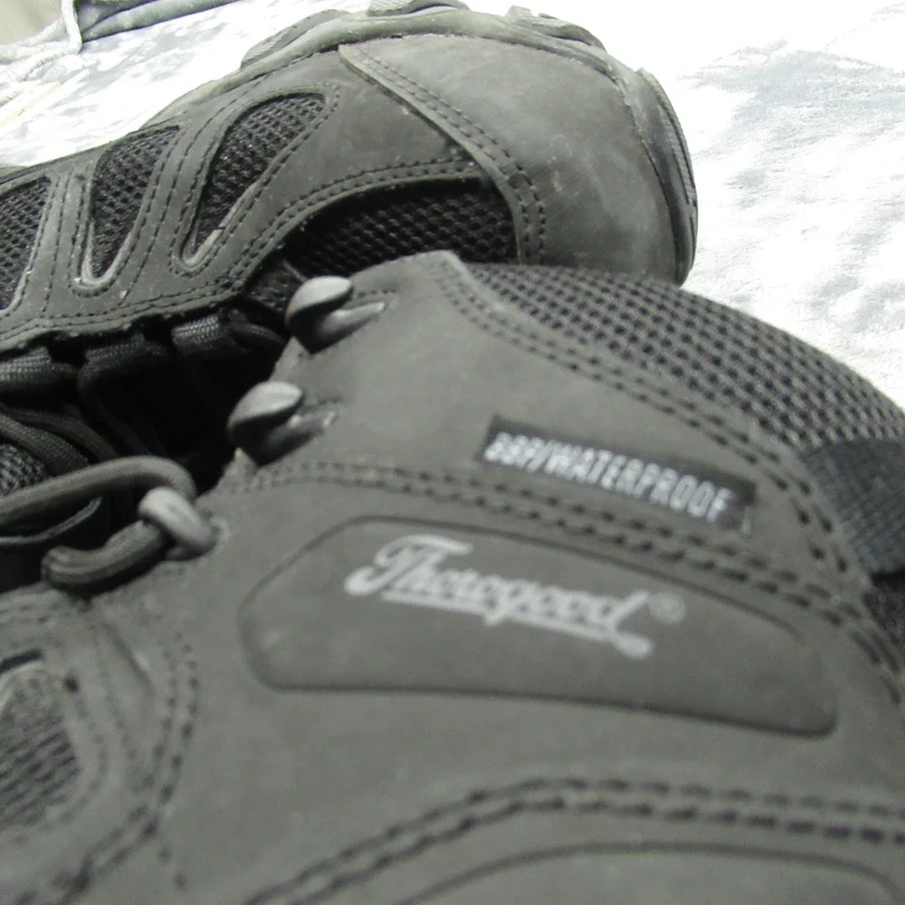 Thorogood Boots Unisex 6M‎ 8W Black Steel Toe 6
